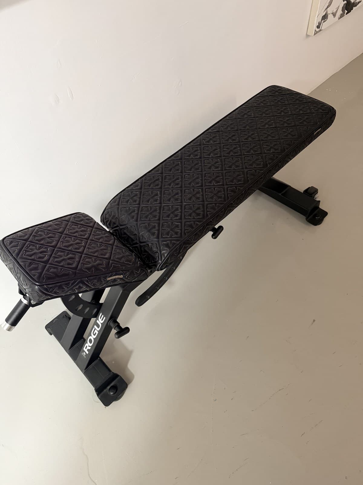 A Chrome Hearts gym bench